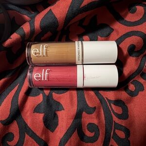 Blush and Contour Set - Red and Tan